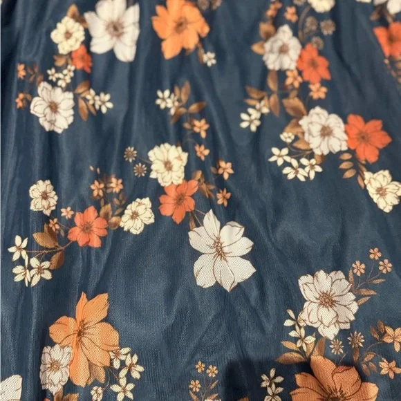 Torrid Floral Off-Shoulder Dress - Picture 2 of 2